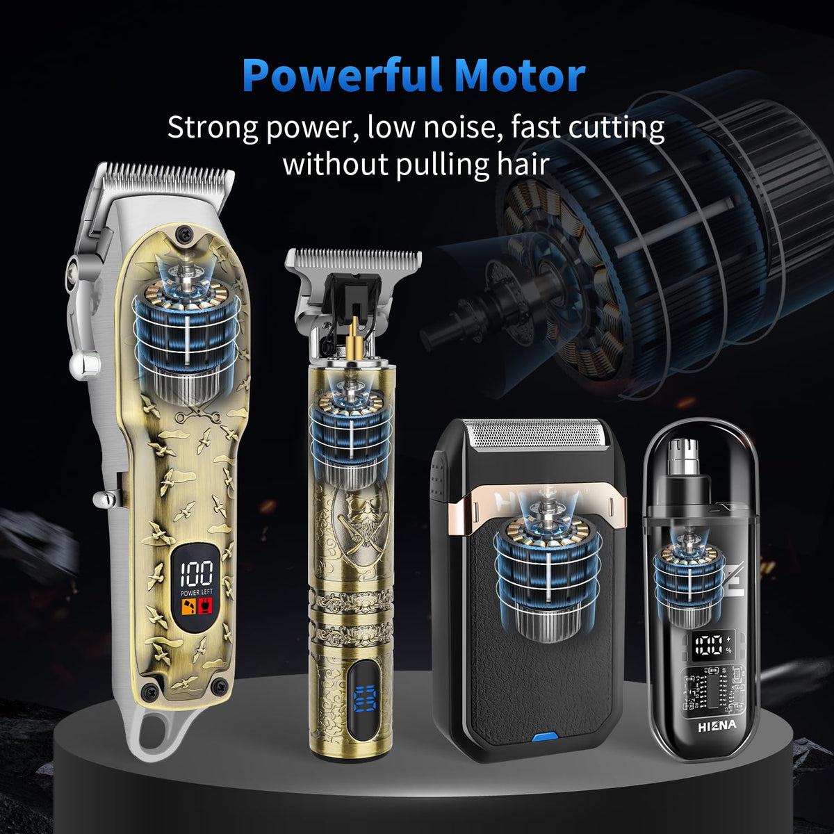Hiena Pro high-performance motor enables fast trims
