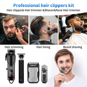 HIENA PRO oil and limit combs set for smooth blade maintenance and length control