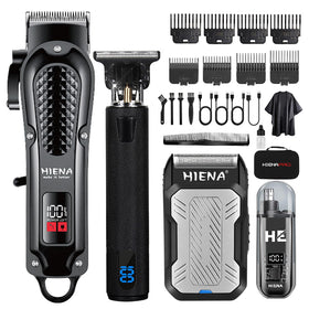 HIENA PRO professional cordless hair clipper shown for versatile grooming and precision trimming