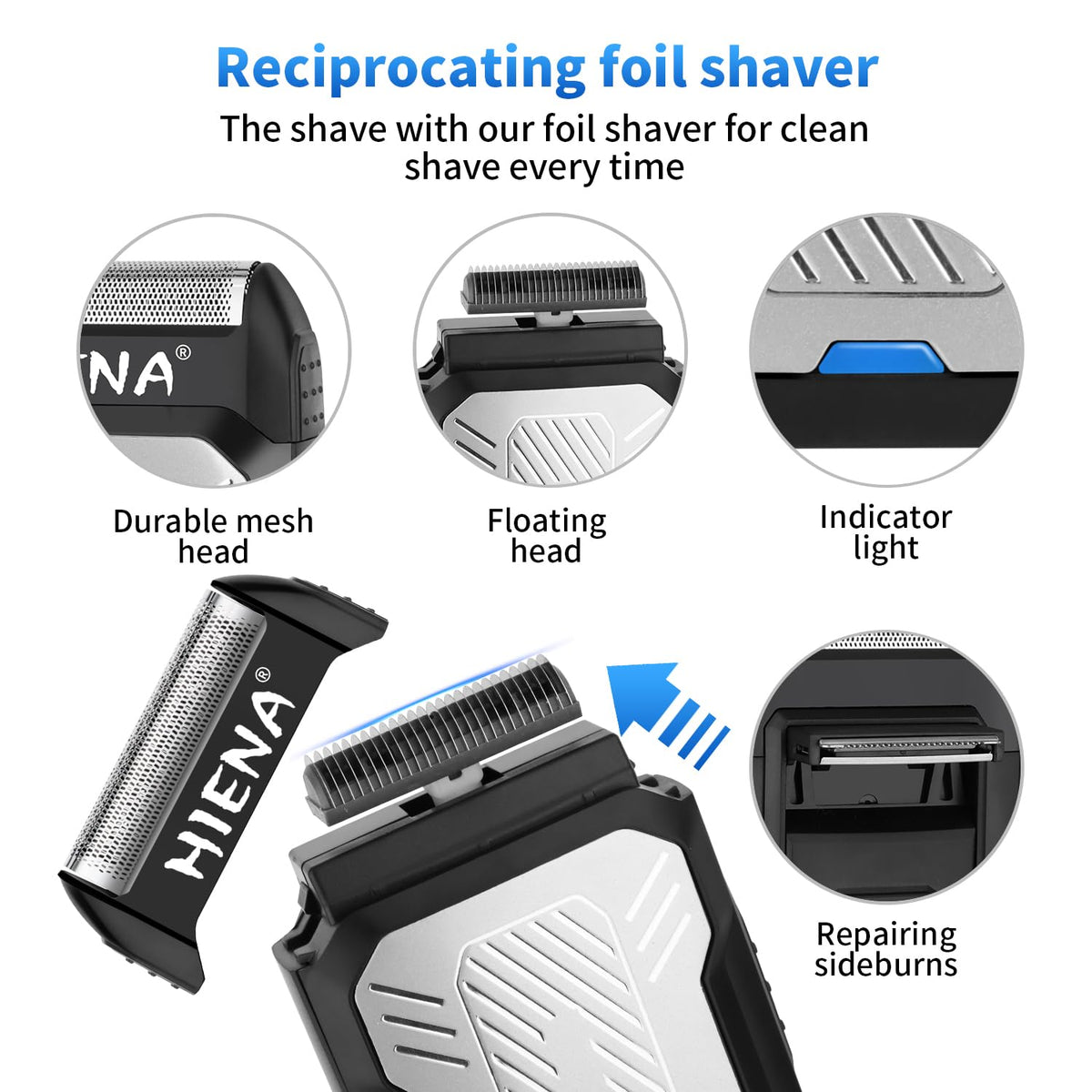 HIENA PRO travel kit bag and accessories kept neatly for on-the-go grooming