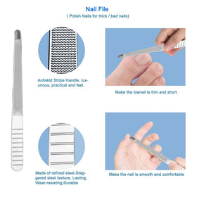 HIFAU triangle cuticle remover for gentle lifting of edges.