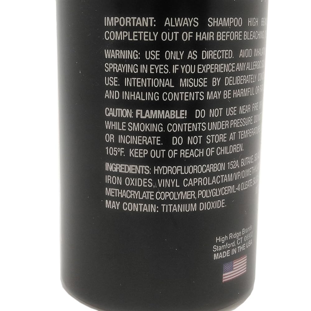 High Beams Color Thickener hands applying spray for immediate styling result.