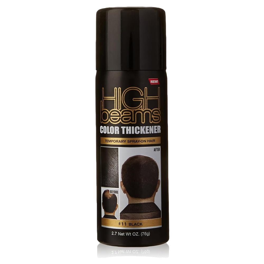 High Beams Color Thickener spray-action close-up for quick, temporary color.