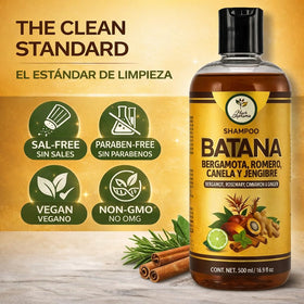 HIGH SUPREME Batana Oil Shampoo bottle-dispense emphasizes easy daily use.