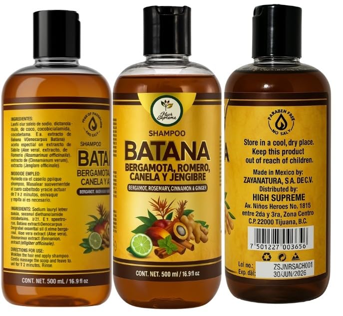 HIGH SUPREME Batana Oil Shampoo dry-thinning-hair scene showcases versatile unisex care.