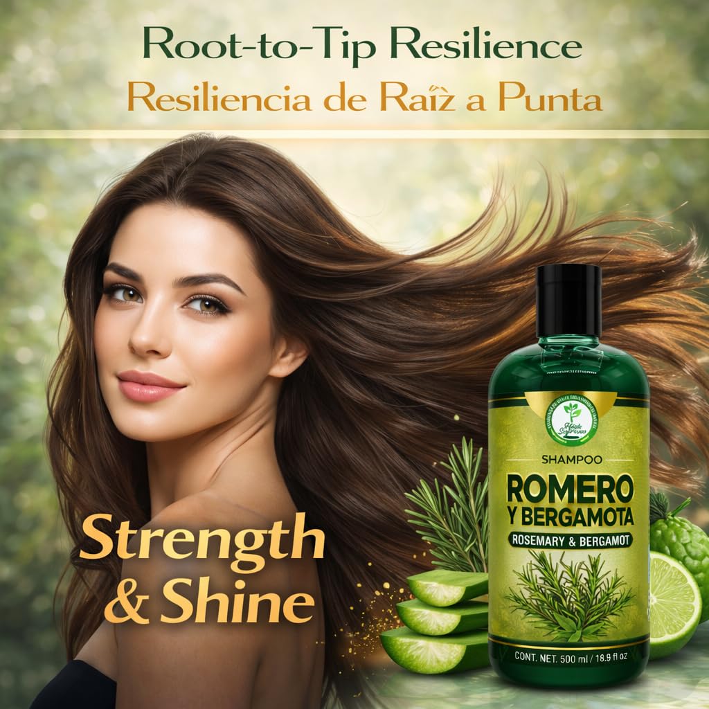 HIGH SUPREME Natural botanical formula label emphasizing plant-based, sulfate-free care for all hair types.