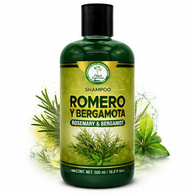 HIGH SUPREME Rosemary Shampoo bottle pour for daily cleansing and refreshed scalp.