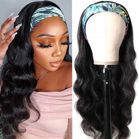Higher body wave headband wig with natural look for easy wear