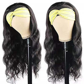 Higher Glueless Velcro strap headband wig enables quick, comfortable styling.