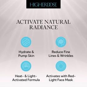 HigherDOSE Glow Serum after workout restores skin hydration