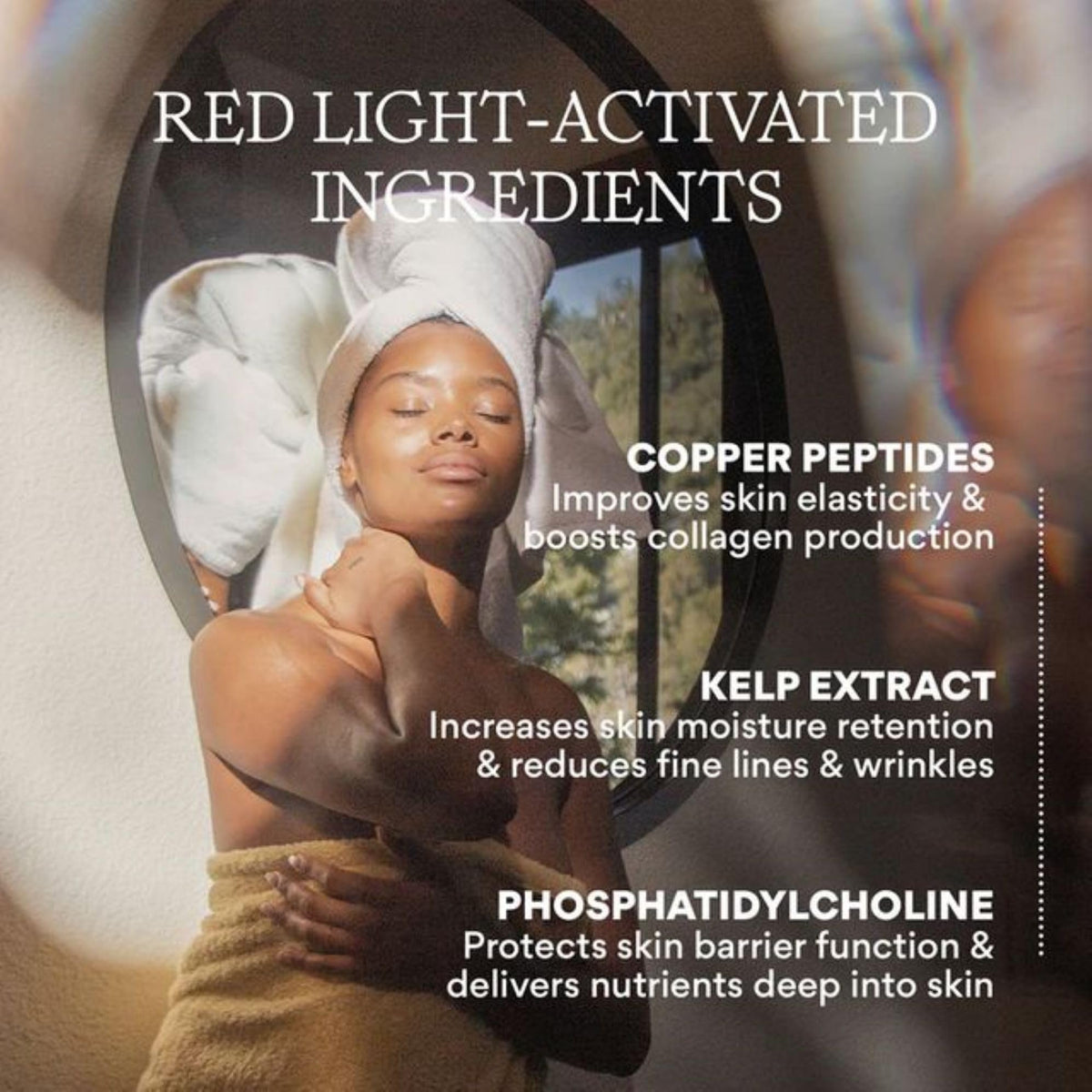 HigherDOSE Glow Serum with vegan collagen supports hydration