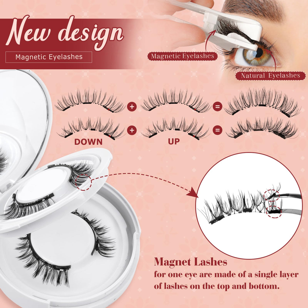 Higu Clace easy-on, easy-off lashes for speedy makeup.