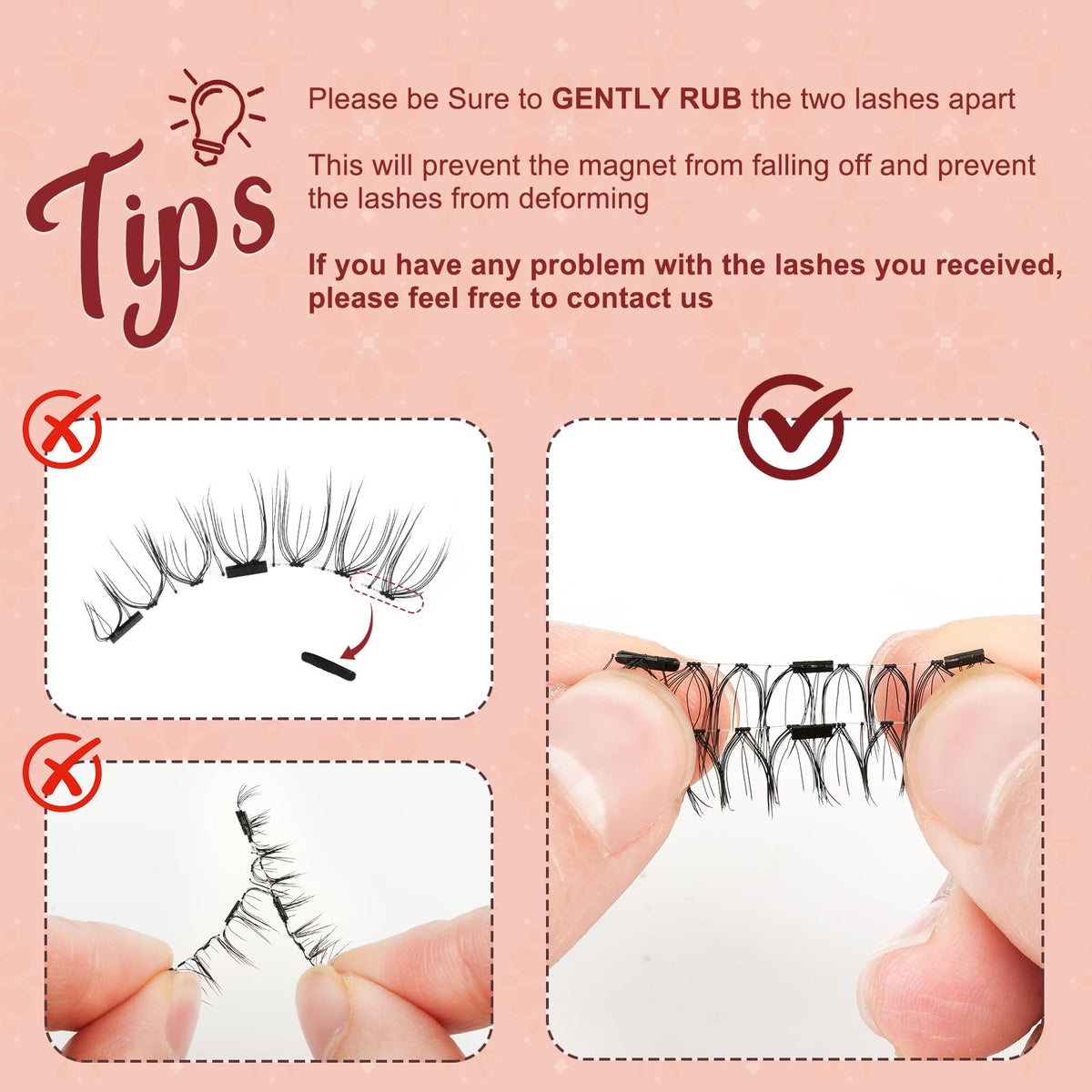Higu Clace natural wispy lashes for subtle enhancement.