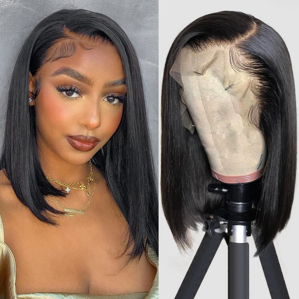 Hihmarm bob wig 13x4 HD lace front with natural part