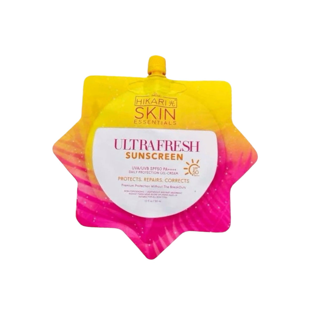 Hikari Skin Essentials tinted sunscreen with SPF 50 offers natural coverage.