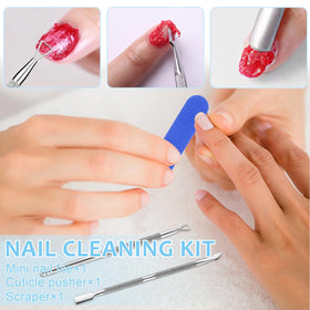 HiLemon gel removal shows cracking after 3–5 minutes