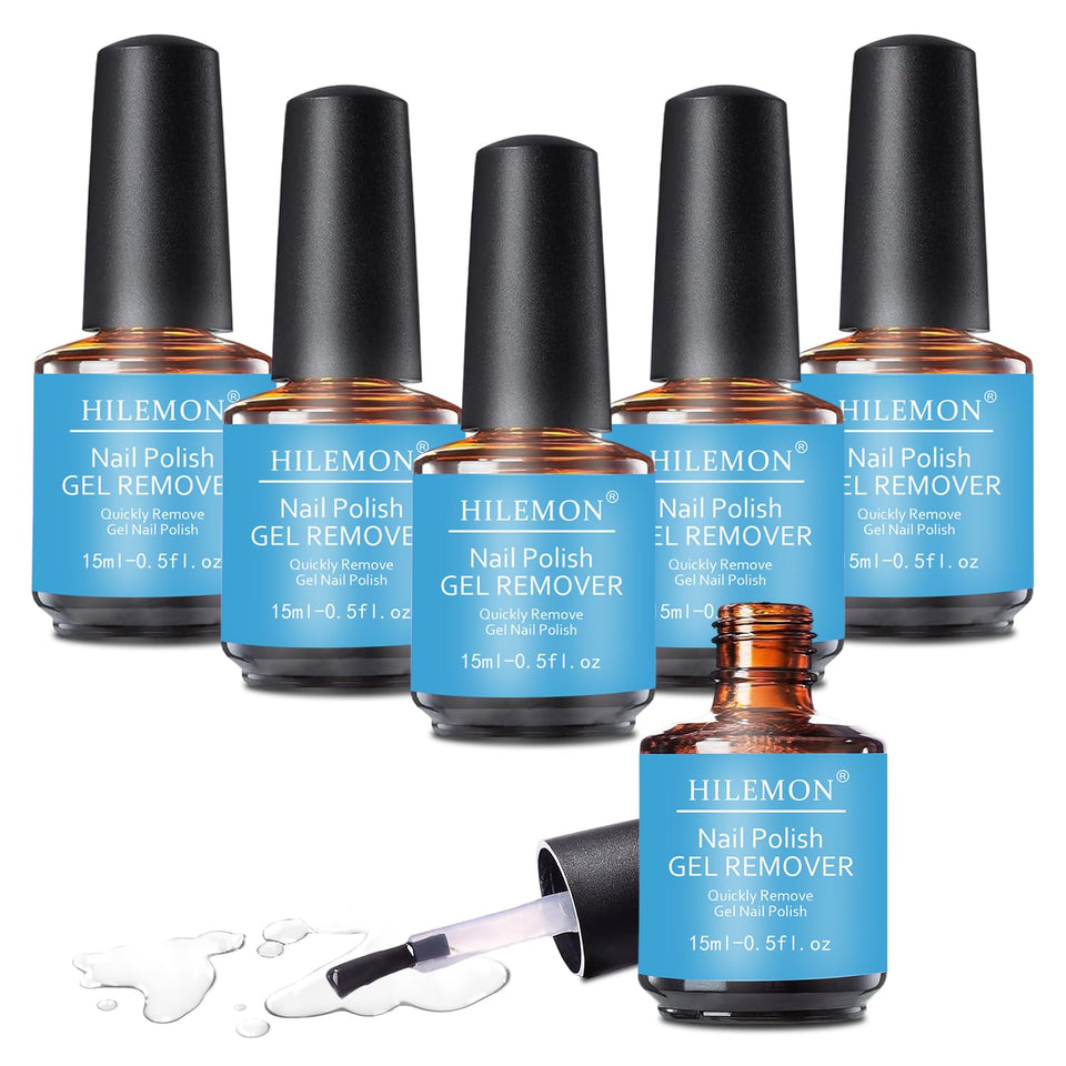 HiLemon Quick Gel Remover bottle for fast at-home nail polish removal.