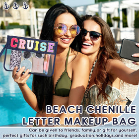 Hillban multi-use pouch serves as makeup, travel, or office organizer.
