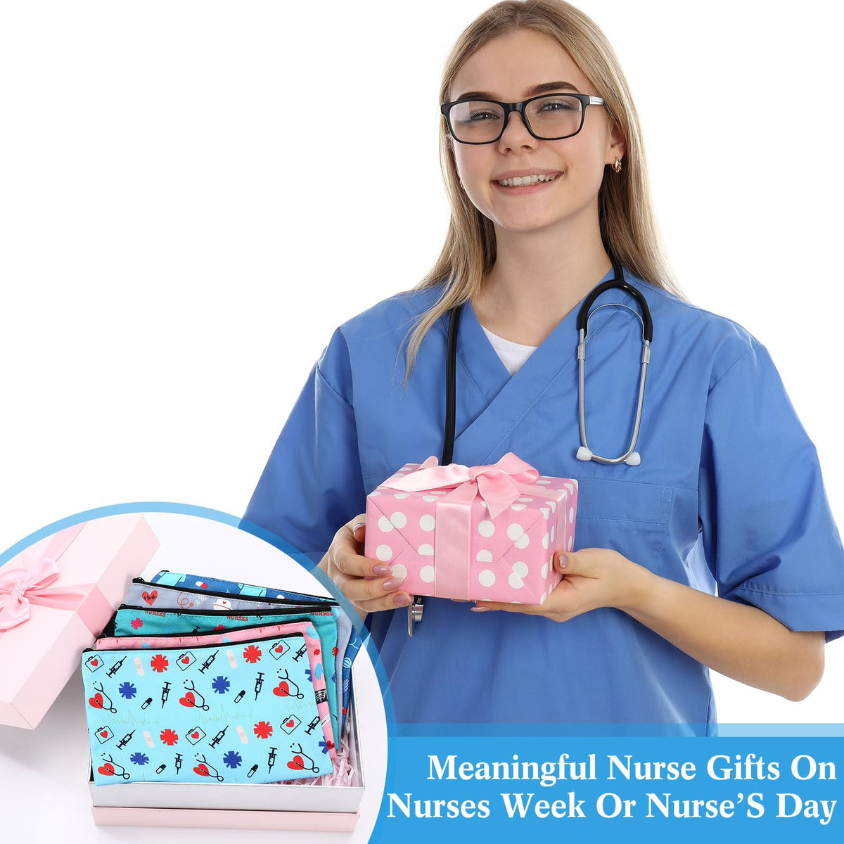 Hillban inspirational nurse bag that reads you are loved on stylish exterior