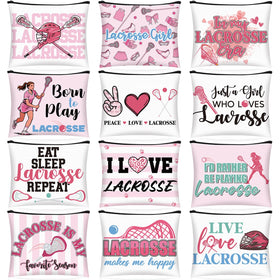 Hillban lacrosse makeup bag bulk pack in multicolor for everyday organization.