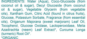 Himalaya Botanique Neem & Turmeric face wash ingredients highlight purifying properties.