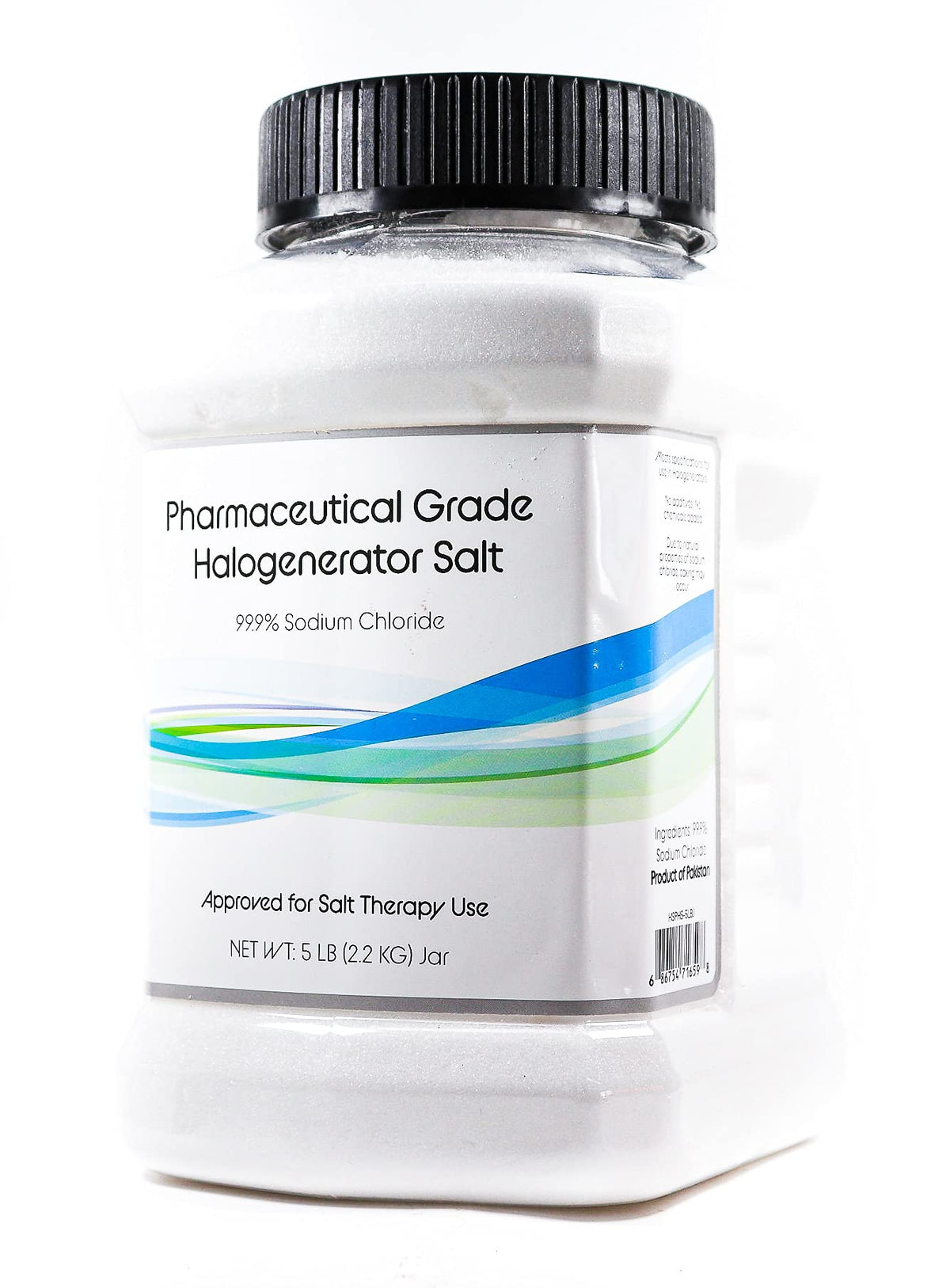 Himalayan Secrets 99.9% sodium chloride detail highlighting pharmaceutical grade