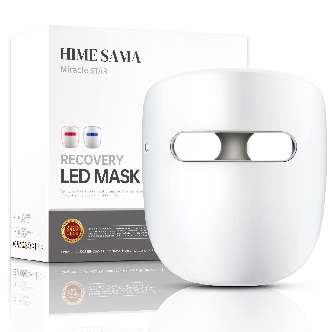 HIME SAMA LED Face Mask front view for at-home skincare routine