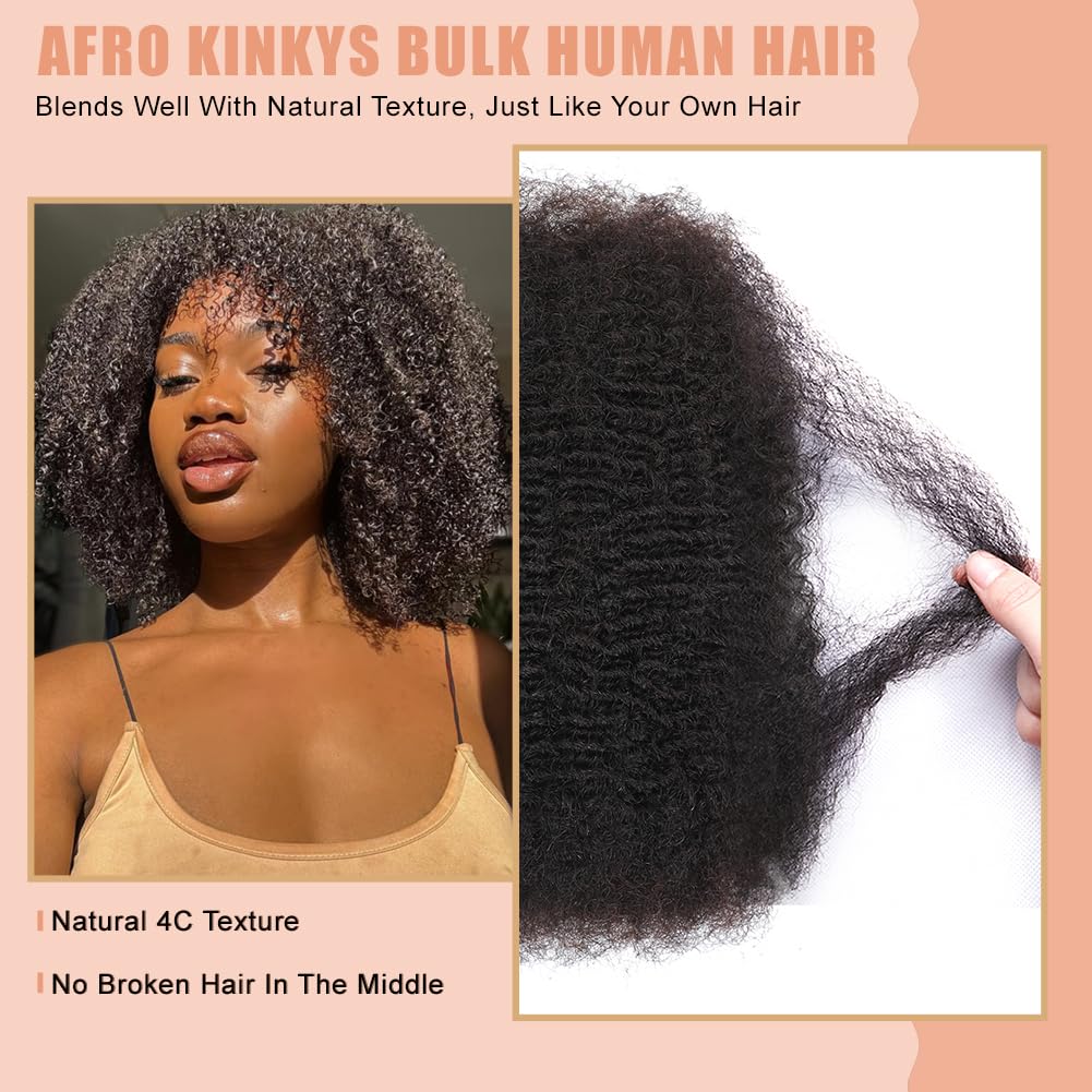 Himolin Afro Kinkys used for dread installation, versatile extensions.