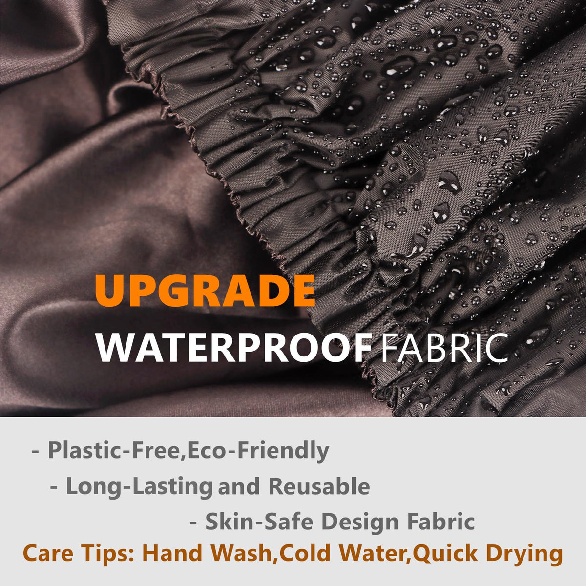 Himoswis non-slip adjustable strap keeps cap securely in place.