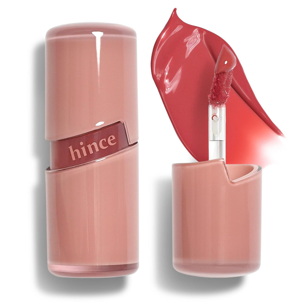 HINCE Raw Glow Lip Tint tube showing stain-glazed finish for a dewy look