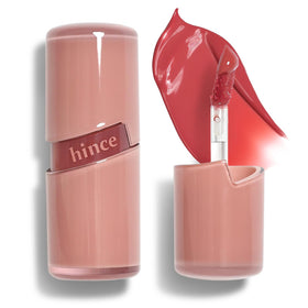 HINCE Raw Glow Lip Tint tube showing stain-glazed finish for a dewy look