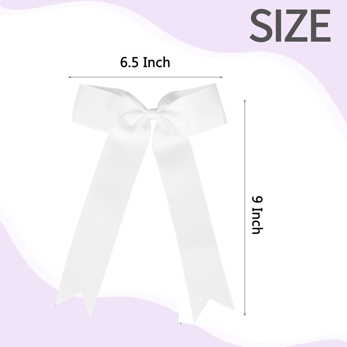 Hipcheer bows in packaging with fluff-friendly setup tips for easy styling.