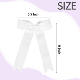 Hipcheer bows in packaging with fluff-friendly setup tips for easy styling.