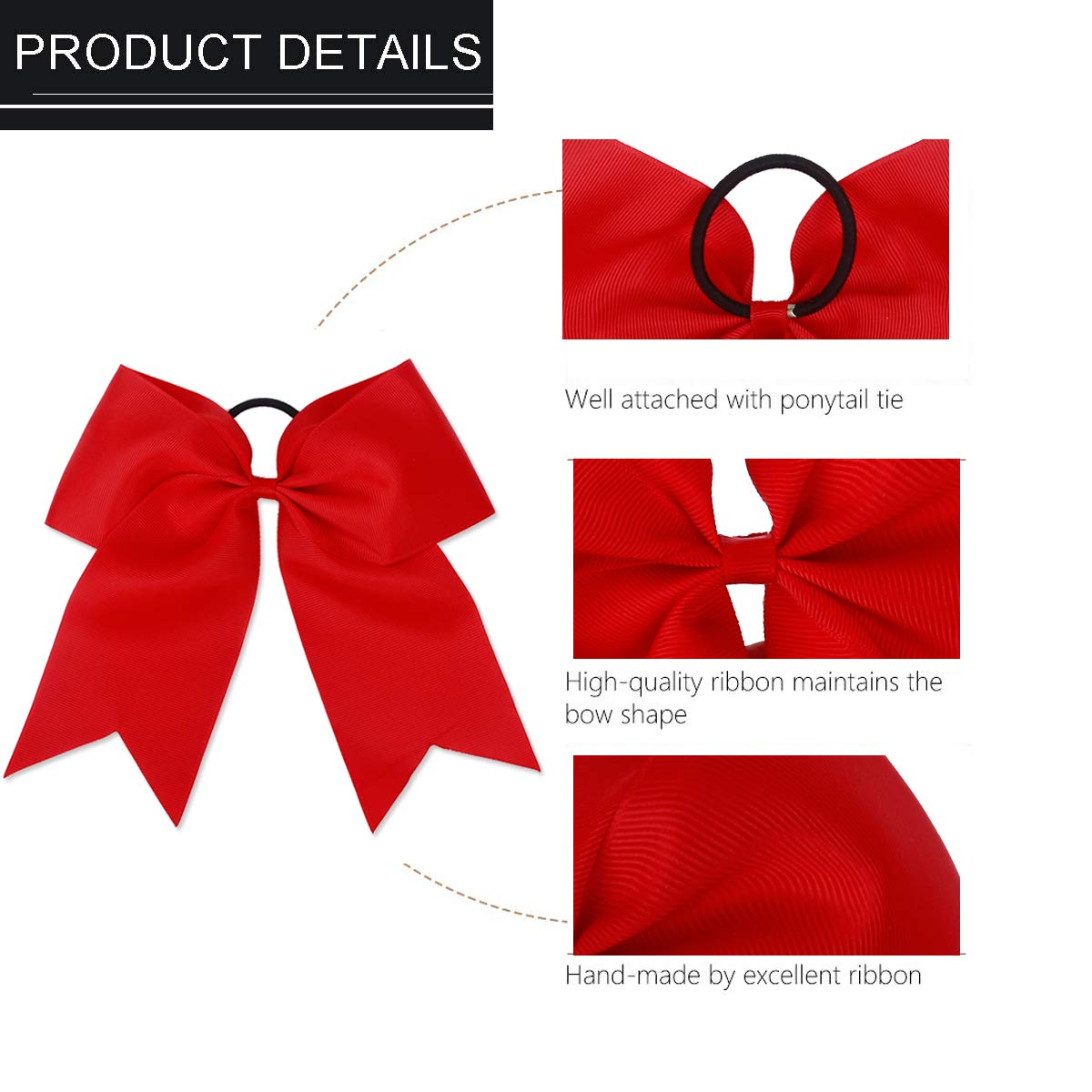 Hipcheer gift-ready bows suitable for birthdays or cheer events.