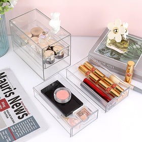 Hipiwe jewelry and cosmetics drawer highlights items at a glance.