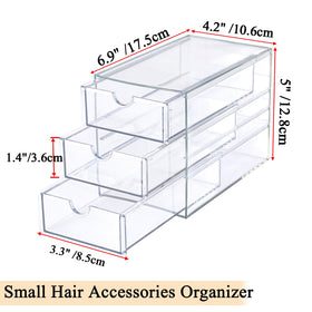 Hipiwe large-capacity drawer storage keeping jewelry and hair items organized.