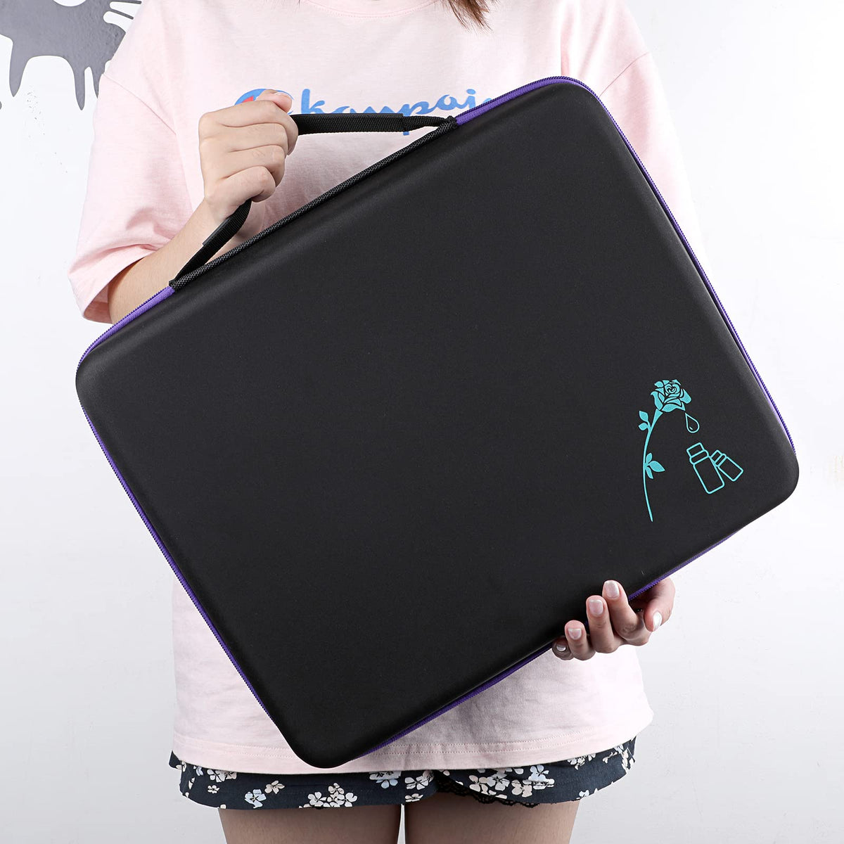 Removable top foam cover adds extra bottle protection in Hipiwe case