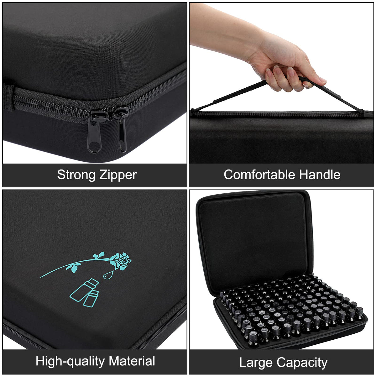 Hipiwe top pockets keep small accessories within easy reach.