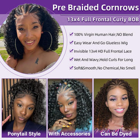 HIRIREMY heat-styling ready wig can be dyed or curled