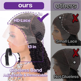 HIRIREMY Braided-style curly wig offers versatile looks