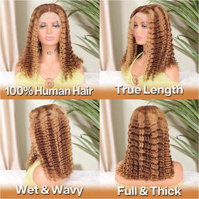 HIRIREMY HD lace front wig delivers invisible part for seamless blending