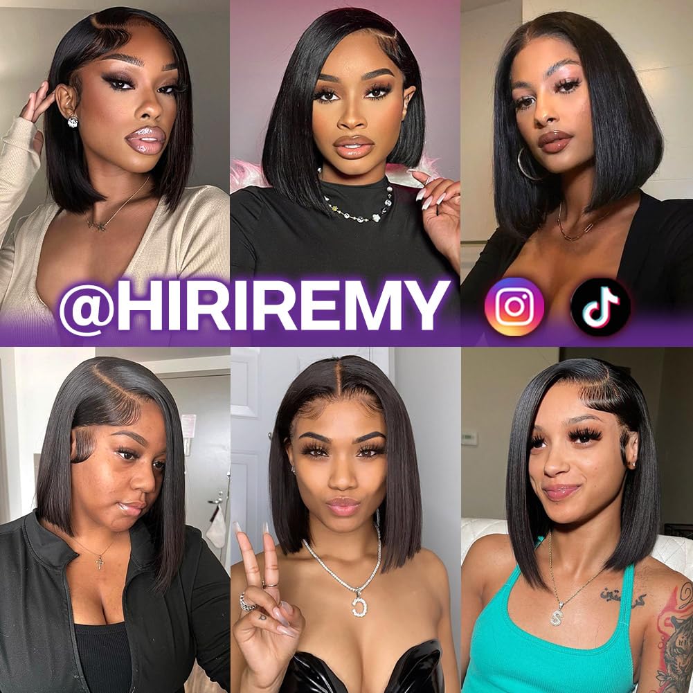 HIRIREMY pre-plucked hairline with baby hairs.