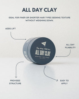 Hitch All Day Clay hands emulsifying reveals butter-soft texture that spreads easily.