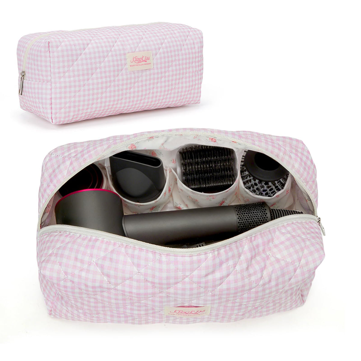 HiTotes hair tools travel bag with Dyson Airwrap fit for organized styling on the go