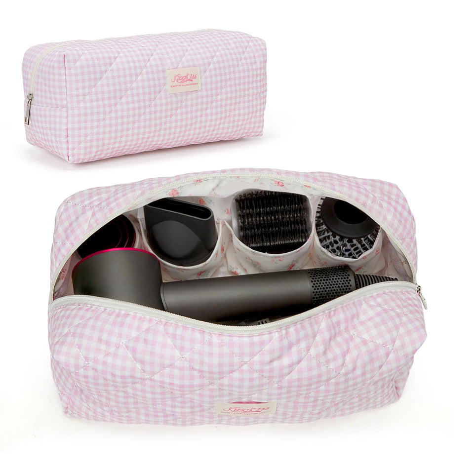 HiTotes hair tools travel bag with Dyson Airwrap fit for organized styling on the go