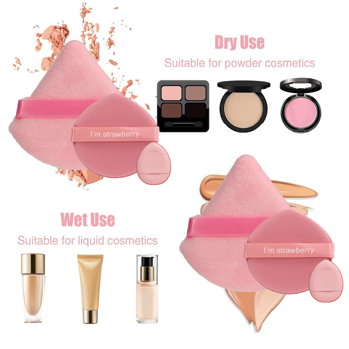 HIUZAR face wash puffs included for gentle cleansing