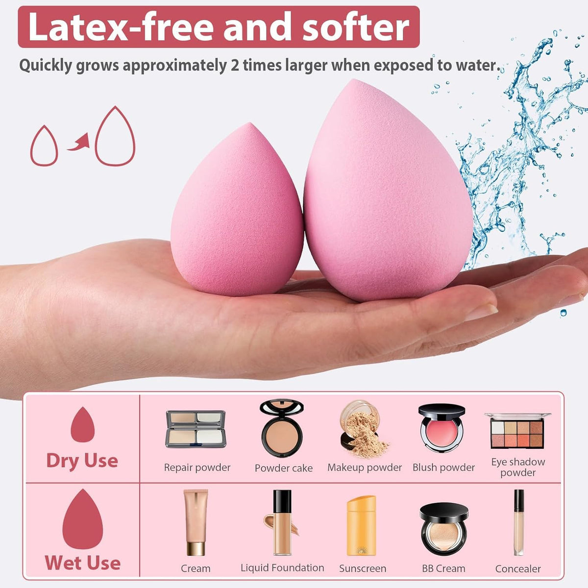 HIUZAR powder brush helps diffuse setting powder evenly