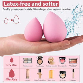 HIUZAR powder brush helps diffuse setting powder evenly