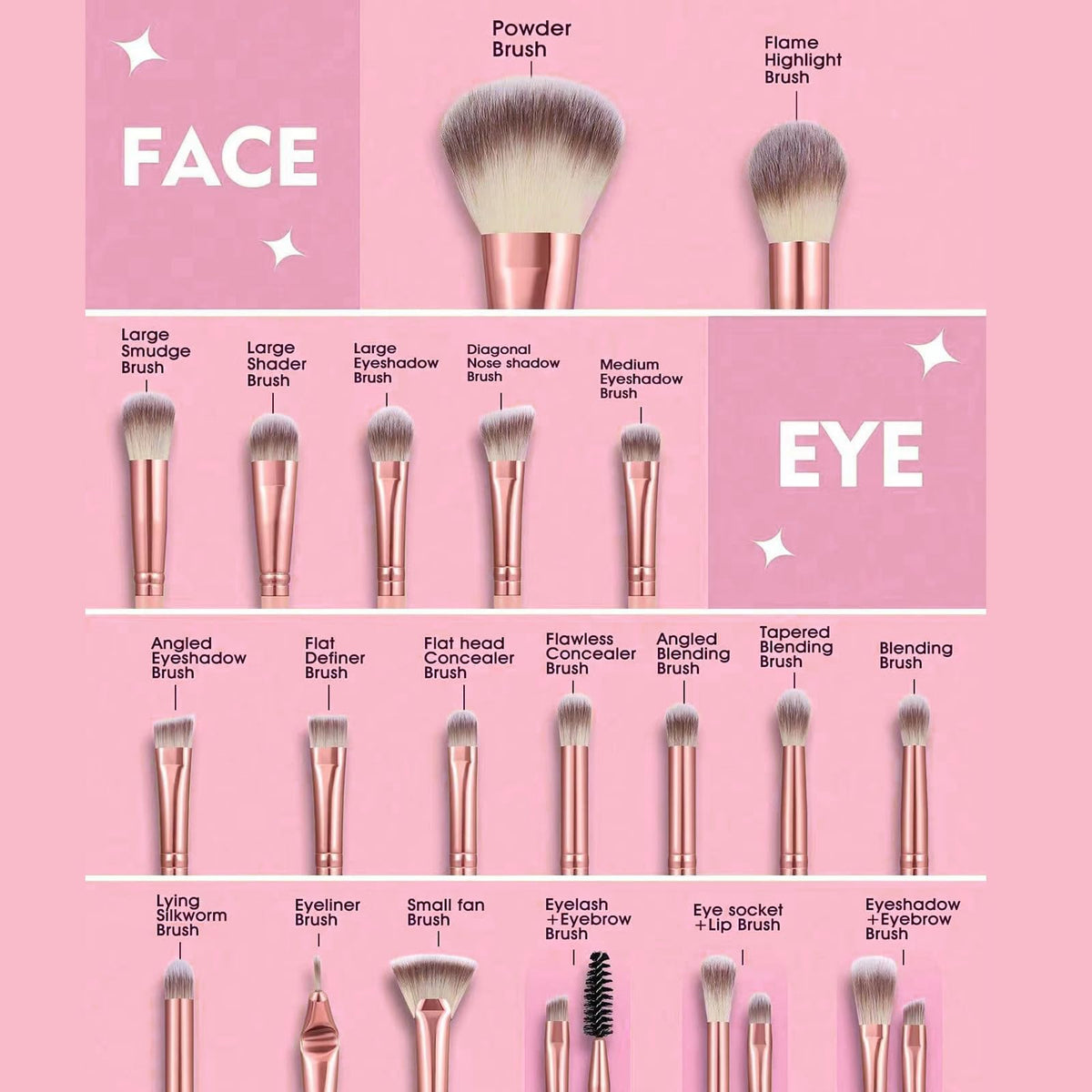 HIUZAR latex-free sponges and puffs for smooth, blendable makeup