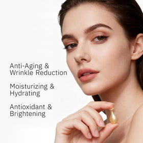 HKH capsules shown as single-use pods ensure freshness and stability for on-the-go skincare